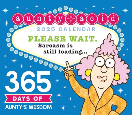 2025 Aunty Acid Boxed Daily Calendar by Plaid Creations