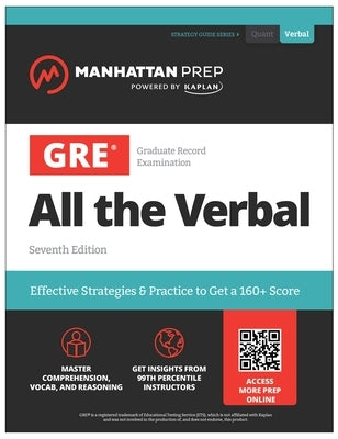 GRE All the Verbal by Manhattan Prep