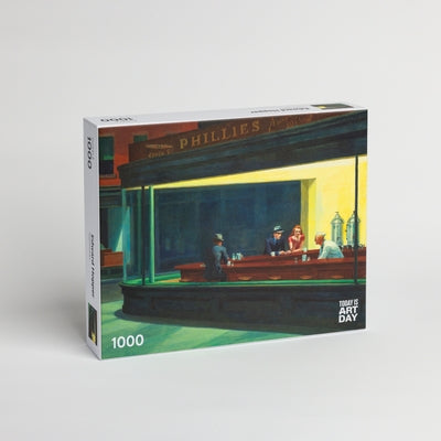 Nighthawks - Edward Hopper - Puzzle by Today Is Art Day