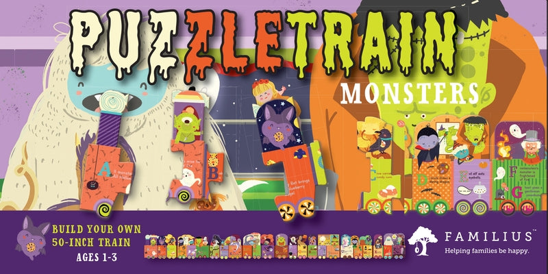 Puzzletrain: Monsters 26-Piece Puzzle by Covelli, Susanna