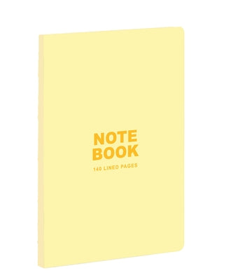 Teneues - A5 Notebook: Pastel Yellow, 140 Lined Pages, Raw Sewn Spine, Lays Flat: Our A5 Size Standard Paperback Notebook by Teneues