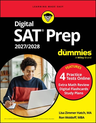 Digital SAT Prep 2027/2028 for Dummies: Book + 4 Full-Length Practice Tests & Flashcards Online by Hatch, Lisa Zimmer