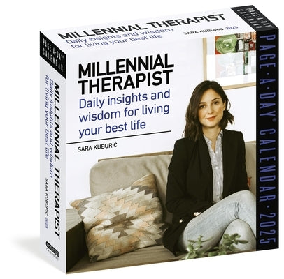 Millennial Therapist Page-A-Day(r) Calendar 2025: Daily Insights and Wisdom for Living Your Best Life by Kuburic, Sara