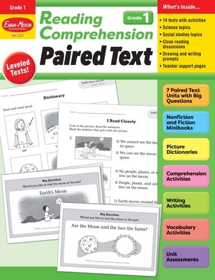 Reading Comprehension: Paired Text, Grade 1 Teacher Resource by Evan-Moor Corporation