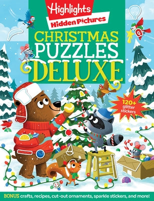 Christmas Puzzles Deluxe: Holiday-Themed Activity Book with Christmas Puzzles and Creative Crafts, Christmas Gift for Kids Ages 4-8 by Highlights