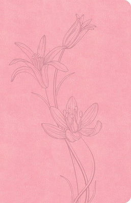 CSB Thinline Bible, Value Edition, Soft Pink Leathertouch by Csb Bibles by Holman