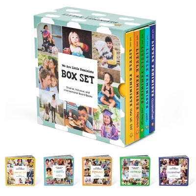 We Are Little Feminists Box Set: Families, How We Eat, On-The-Go, Celebrations, & Hair: Diverse, Inclusive, & Intersectional Board Books by de la Fuente-Lau, Shuli