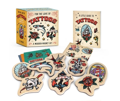 For the Love of Tattoos: A Wooden Magnet Set by Hutter, Verena