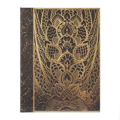 Paperblanks the Chanin Rise New York Deco Hardcover Journal Ultra Lined Elastic Band Closure 144 Pg 120 GSM by Paperblanks
