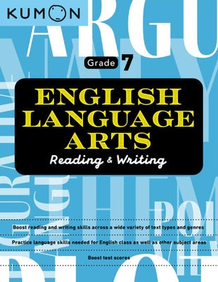 Kumon English Language Arts Grade 7 by Kumon