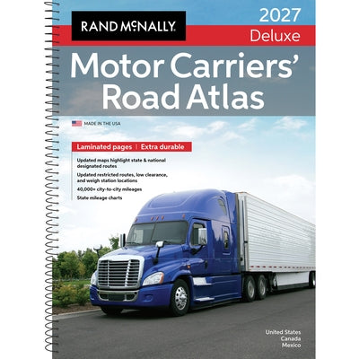 Rand McNally 2027 Deluxe Motor Carriers Road Atlas by Rand McNally
