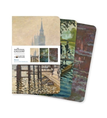 National Gallery: Monet Set of 3 Mini Notebooks by Flame Tree Studio