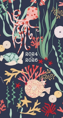 2025 Under the Sea Checkbook/2 Year Pocket Planner by Sellers Publishing, Inc