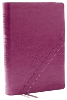Kjv, Word Study Reference Bible, Leathersoft, Pink, Red Letter, Comfort Print: 2,000 Keywords That Unlock the Meaning of the Bible by Thomas Nelson