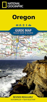 Oregon Map by National Geographic Maps