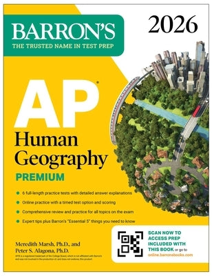 AP Human Geography Premium, 2026: Prep Book with 6 Practice Tests+ Comprehensive Review + Online Practice by Barron's Educational Series