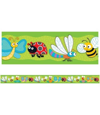 Buggy for Bugs Straight Bulletin Board Borders by Carson Dellosa Education