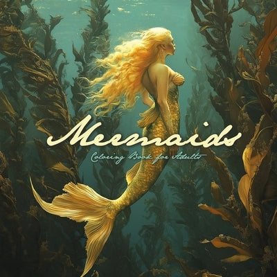 Mermaids Coloring Book for Adults: Oil Painting Texture Coloring Book Grayscale Mermaid Coloring Book for Advanced Colorists by Publishing, Monsoon