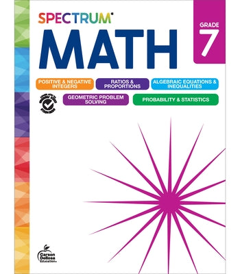 Spectrum Math Workbook, Grade 7 by Spectrum