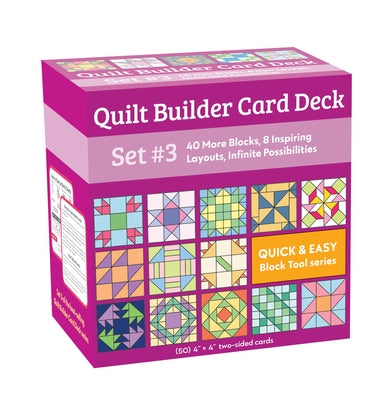 Quilt Builder Card Deck Set #3: 40 More Blocks, 8 Inspiring Layouts, Infinite Possibilities by C&t Publishing