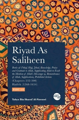 Riyad As Saliheen: Part 5 by Al-Nawawi, Yahya Bin Sharaf