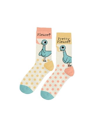 The Pigeon: Pretty Please Socks - Small by Out of Print