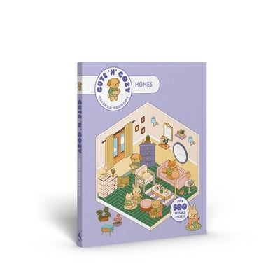 Cute 'n' Cozy Sticker Therapy: Homes: Over 500 Reusable Stickers! by Skittledog