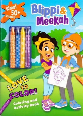Blippi: Blippi and Meekah Love to Color! by Editors of Studio Fun International