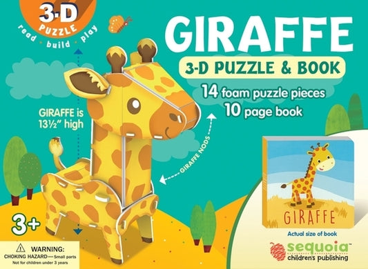 Giraffe: Wildlife 3D Puzzle and Book [With Puzzle] by Broderick, Kathy