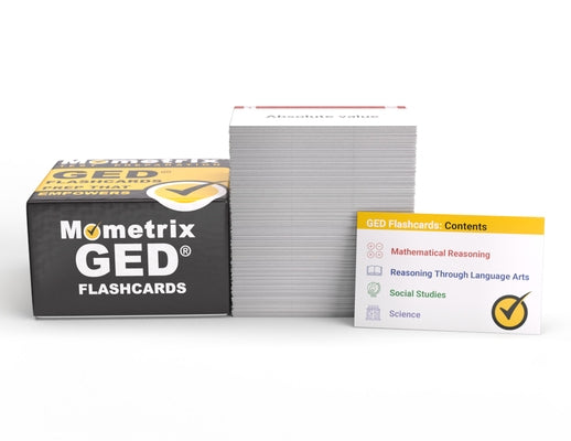 GED Test Prep Flash Cards 2023-2024: GED Flashcard Study Guide with Practice Test Questions for All Subjects [Full Color Cards] by Mometrix