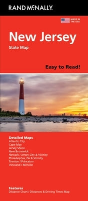 Rand McNally Easy to Read: New Jersey State Map by Rand McNally