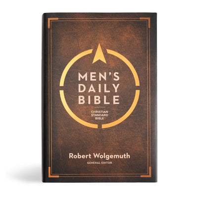 CSB Men's Daily Bible, Hardcover by Wolgemuth, Robert