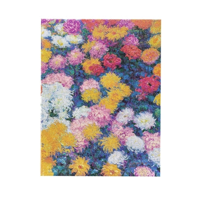 Paperblanks Monet's Chrysanthemums Monet's Chrysanthemums Hardcover Journals Ultra Lined Elastic Band 144 Pg 120 GSM by Paperblanks