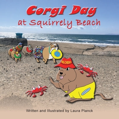 Corgi Day at Squirrely Beach by Planck, Laura