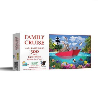 Family Cruise 300 PC Puzzle by Burke, Karen