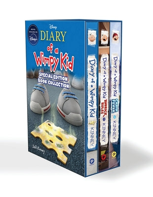 Diary of a Wimpy Kid 3-Book Collection: Special Disney+ Cover Editions: Diary of a Wimpy Kid, Rodrick Rules, and Cabin Fever by Kinney, Jeff