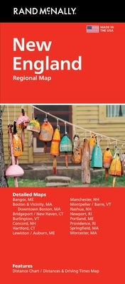 Rand McNally Easy to Read: New England Regional Map: New by Rand McNally