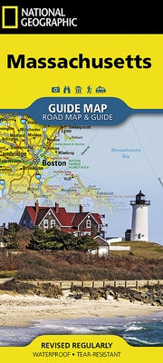 Massachusetts Map by National Geographic Maps