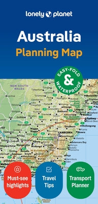 Lonely Planet Australia Planning Map by Planet, Lonely