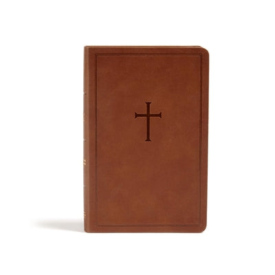 CSB Personal Size Bible, Brown Leathertouch by Csb Bibles by Holman