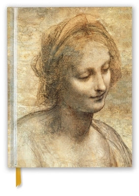 Leonardo Da Vinci: Detail of the Head of the Virgin (Blank Sketch Book) by Flame Tree Studio