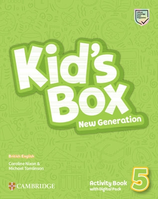 Kid's Box New Generation Level 5 Activity Book with Digital Pack British English by Nixon, Caroline