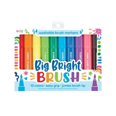 Big Bright Brush Markers Set of 10 by 