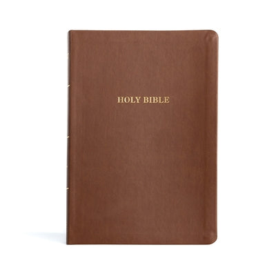 KJV Large Print Thinline Bible, Value Edition, Brown Leathertouch: Holy Bible by Holman Bible Publishers