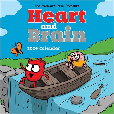 Heart and Brain 2024 Wall Calendar by Seluk, Nick