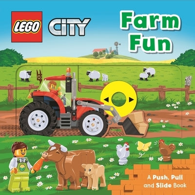 Lego(r) City. Farm Fun: A Push, Pull and Slide Book by Books, MacMillan Children's