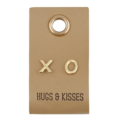 Leather Tag W/ Earrings - X O by Creative Brands