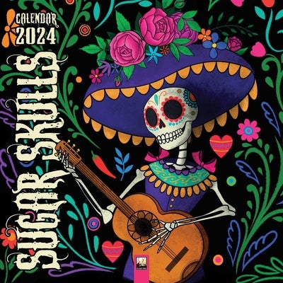 Sugar Skulls Wall Calendar 2024 (Art Calendar) by Flame Tree Studio