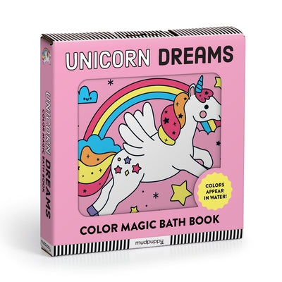 Unicorn Dreams Color Magic Bath Book by Mudpuppy