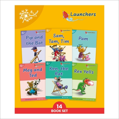 Phonic Books Dandelion Launchers Stages 1-7 Sam, Tam, Tim (Alphabet Code): Decodable Books for Beginner Readers Sounds of the Alphabet by Phonic Books